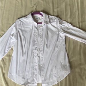 White button down